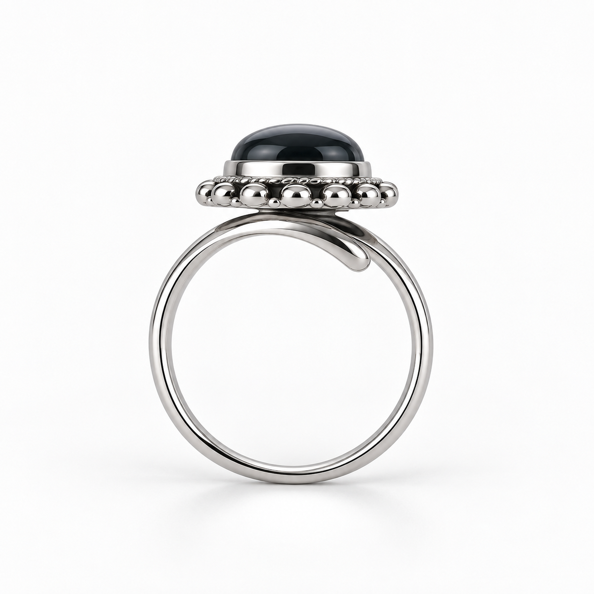 Amethyst Adjustable Ring – Silver 950