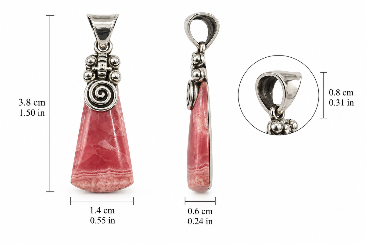 Spondylus & Silver 950 Pendant
