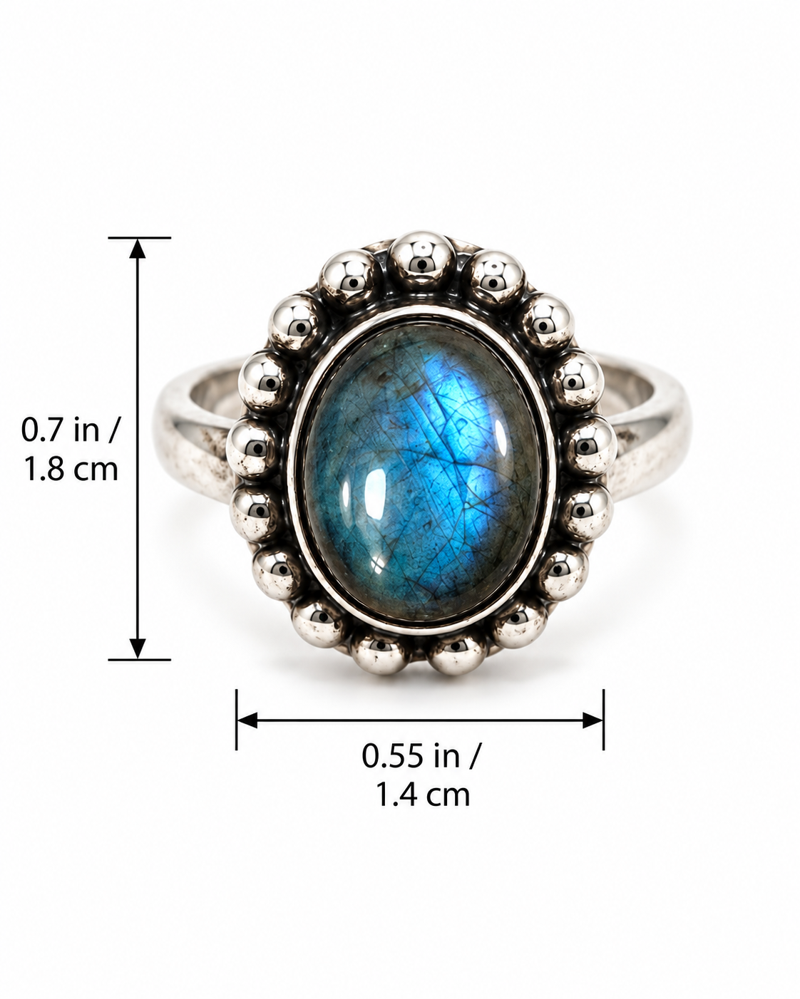 Amethyst Adjustable Ring – Silver 950