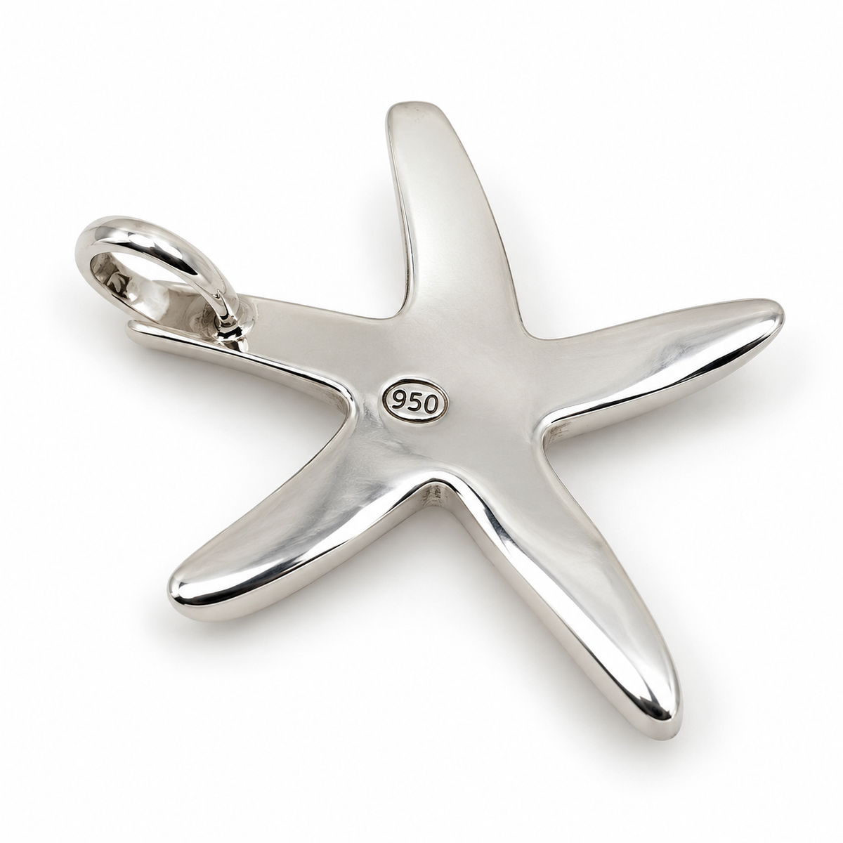 950 Silver Starfish Pendant
