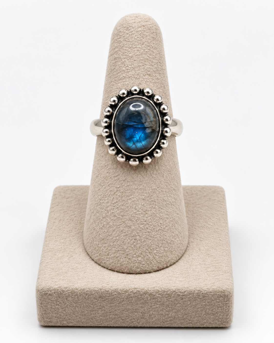 Amethyst Adjustable Ring – Silver 950
