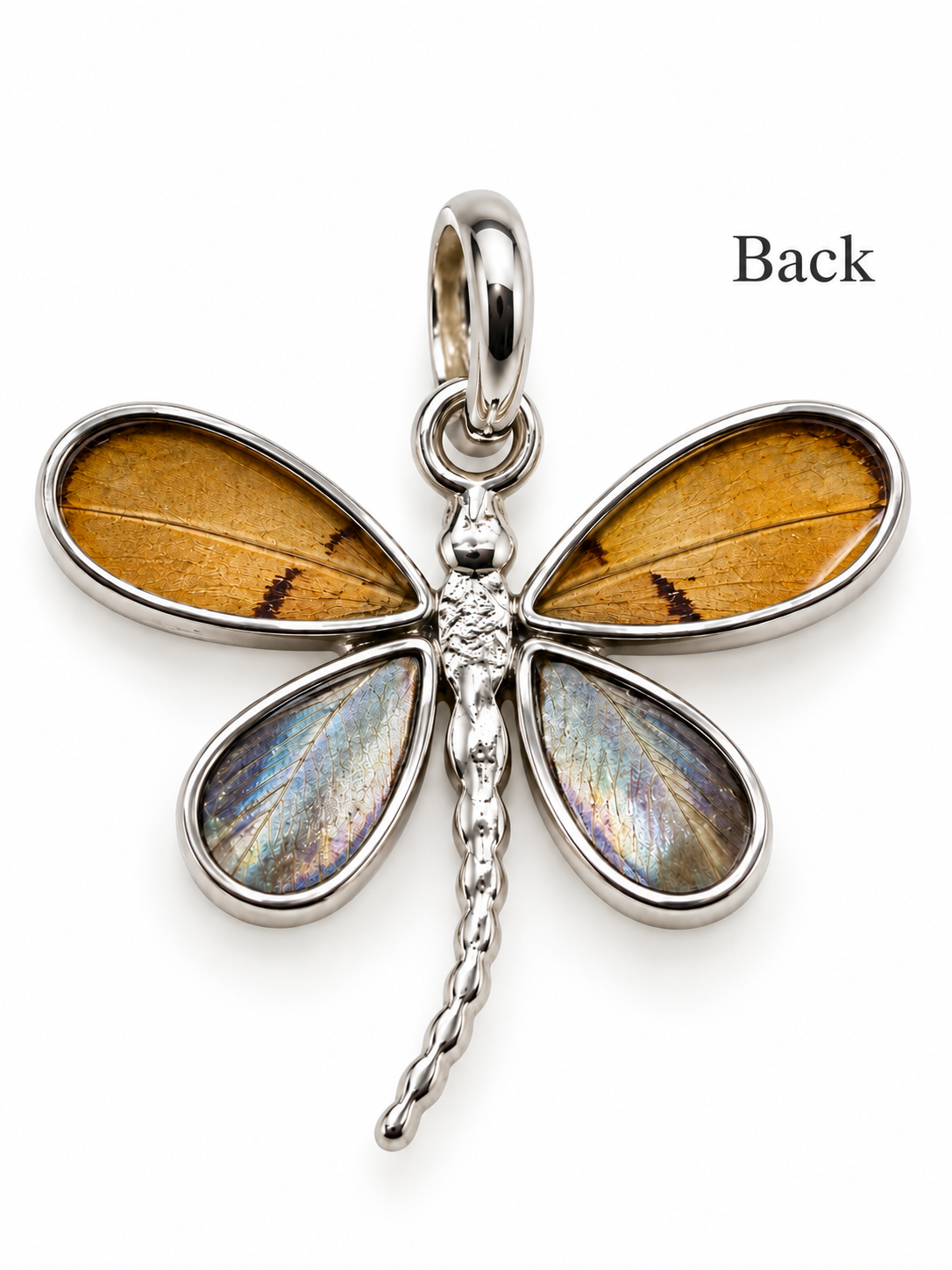 Real Butterfly Wings & Silver 950 Pendant