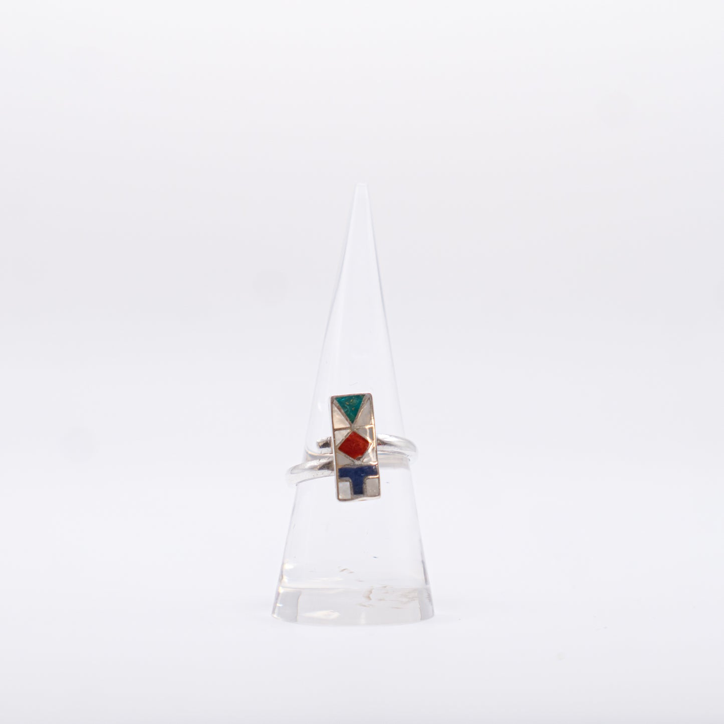 Gemstones Inlay Ring - Trilogia